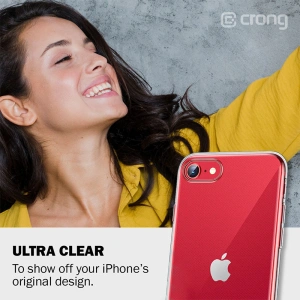 Wholesale Crong Crystal Slim Cover Apple iPhone SE 2022/SE 2020/8/7 (clear) - CRG15 - {ean13} - Hurt