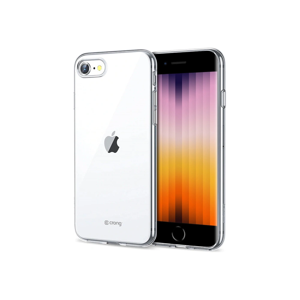 Hurtownia GSM - Etui Crong Crystal Slim Cover Apple iPhone SE 2022/SE 2020/8/7 (áttetsző) - CRG15 - {ean13} - Hurt