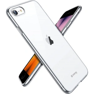 Hurtownia GSM - Etui Crong Crystal Slim Cover Apple iPhone SE 2022/SE 2020/8/7 (áttetsző) - CRG15 - {ean13} - Hurt