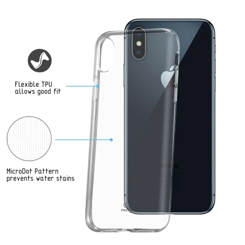 Etui Crong Crystal Slim Cover Apple iPhone XS Max (przezroczysty)