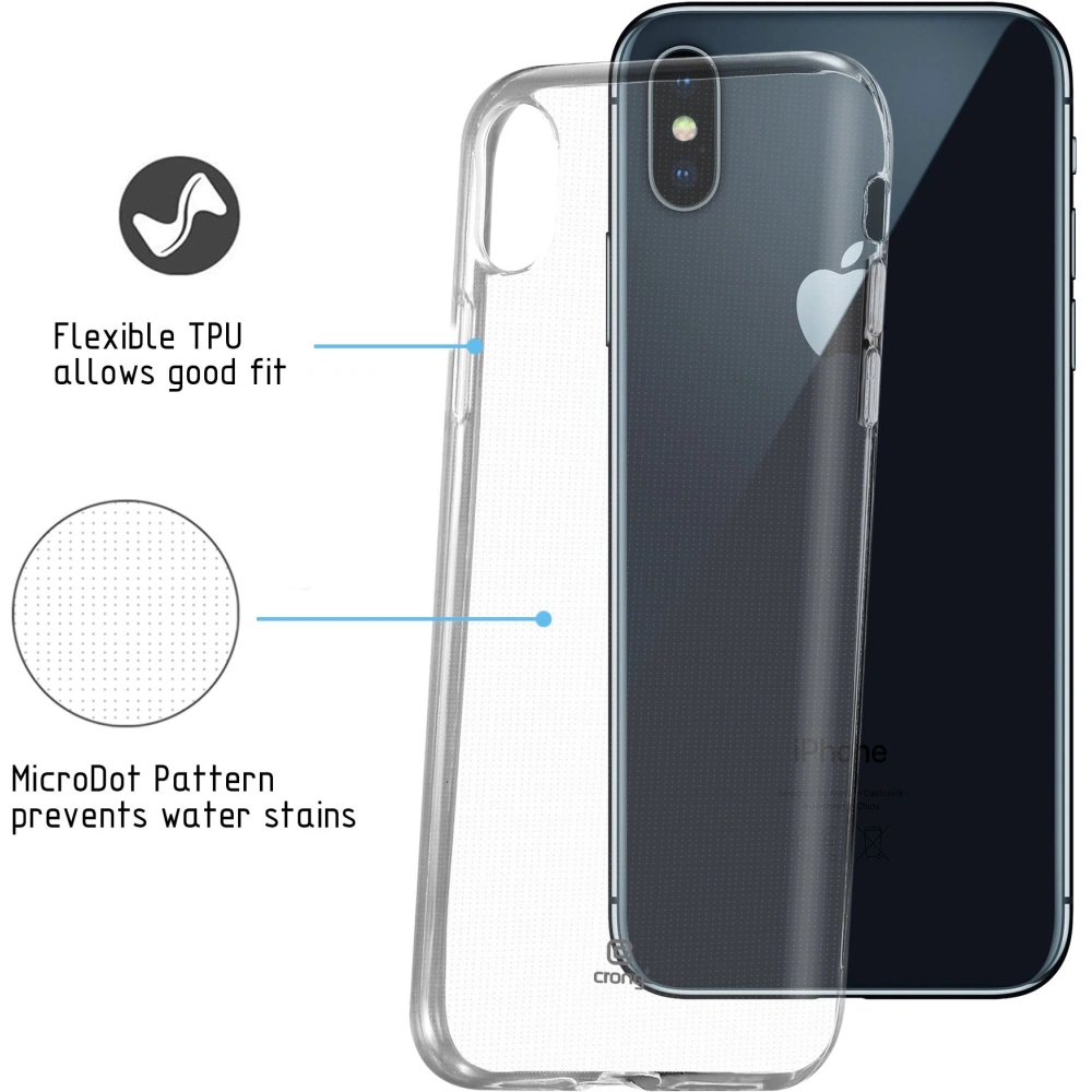 Hurtownia GSM - Case Crong Crystal Slim Cover Apple iPhone XS Max (transparent) - CRG16 - {ean13} - Hurt