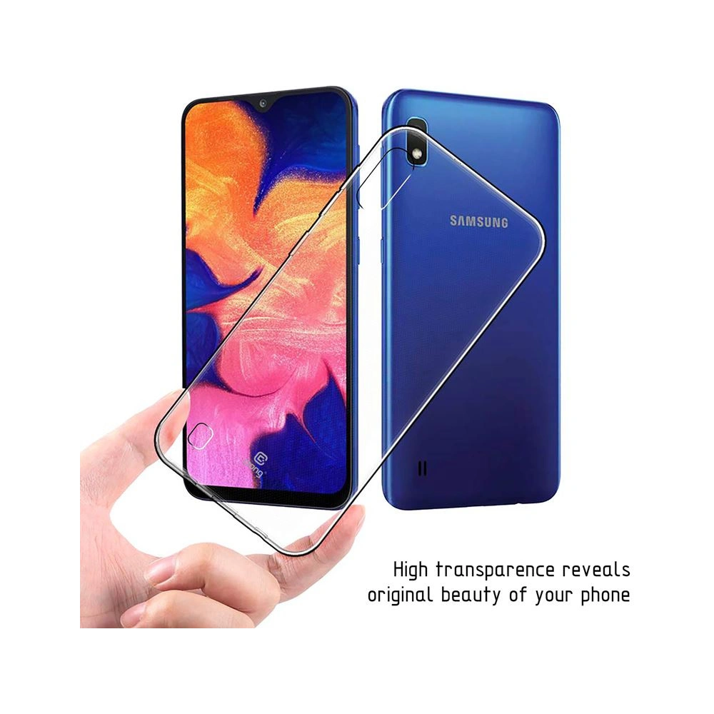 Hurtownia GSM - Etui Crong Crystal Slim Cover Samsung Galaxy A10 (átlátszó) - CRG18 - {ean13} - Hurt