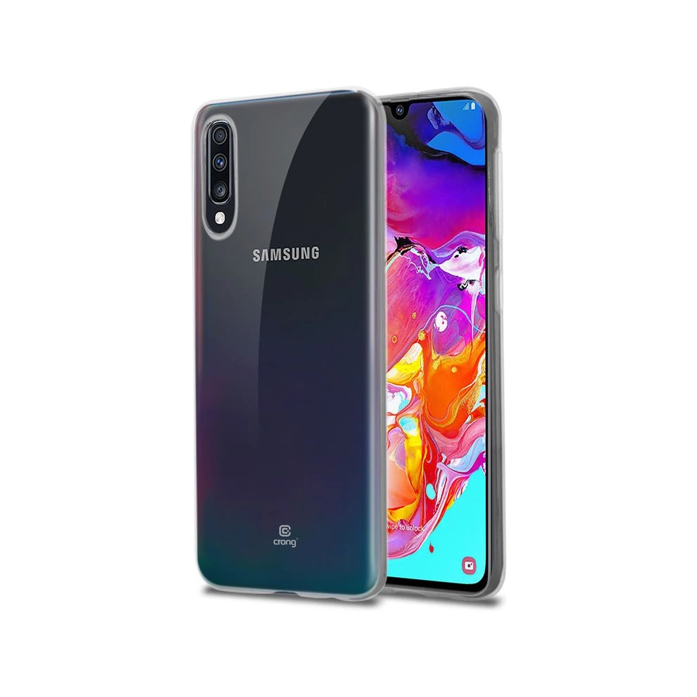 Hurtownia GSM - Etui Crong Crystal Slim Cover Samsung Galaxy A70 (áttetsző) - CRG20 - {ean13} - Hurt