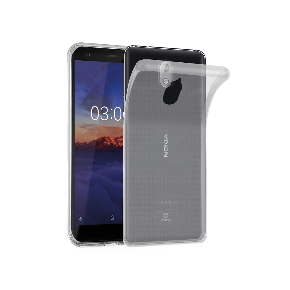 Hurtownia GSM - Etui Crong Crystal Slim Cover Nokia 3.1 (transparent) - CRG29 - {ean13} - Hurt