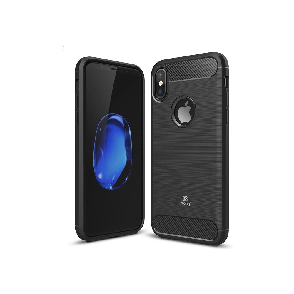 Wholesale Crong Soft Armour Cover Apple iPhone XS/X (black) - CRG30 - {ean13} - Hurt