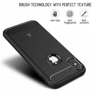 Hurtownia GSM - Etui Crong Soft Armour Cover Apple iPhone XS/X (fekete) - CRG30 - {ean13} - Hurt