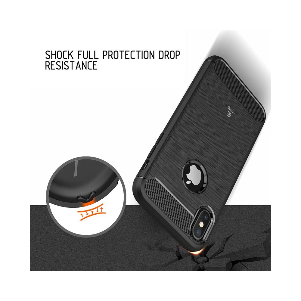 Wholesale Crong Soft Armour Cover Apple iPhone XS/X (black) - CRG30 - {ean13} - Hurt