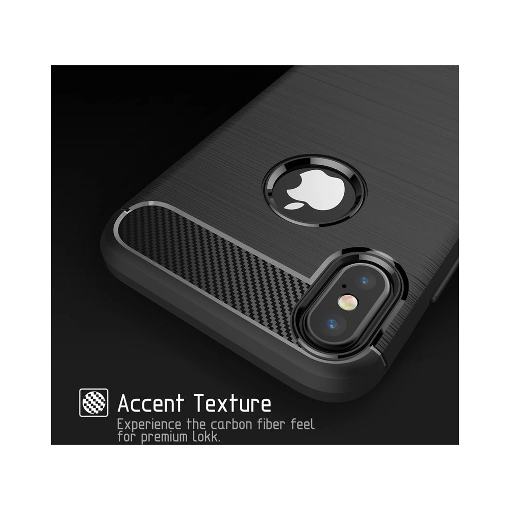 Wholesale Crong Soft Armour Cover Apple iPhone XS/X (black) - CRG30 - {ean13} - Hurt