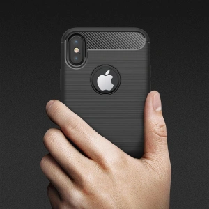 Hurtownia GSM - Etui Crong Soft Armour Cover Apple iPhone XS/X (fekete) - CRG30 - {ean13} - Hurt