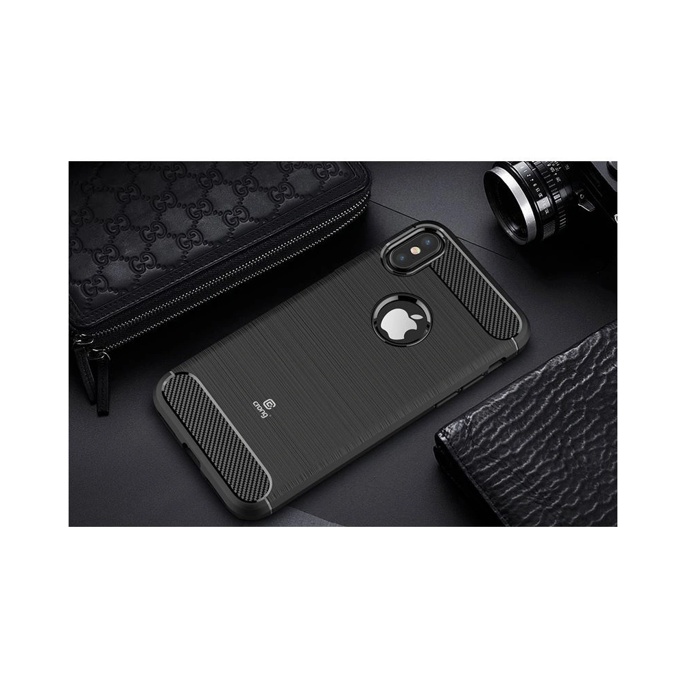 Wholesale Crong Soft Armour Cover Apple iPhone XS/X (black) - CRG30 - {ean13} - Hurt