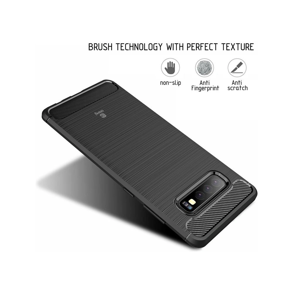 Hurtownia GSM - Case Crong Soft Armour Cover Samsung Galaxy S10+ Plus (schwarz) - CRG31 - {ean13} - Hurt