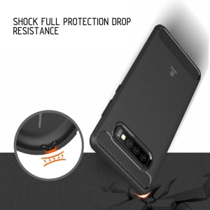 Wholesale Crong Soft Armour Cover Samsung Galaxy S10+ Plus (black) - CRG31 - {ean13} - Hurt