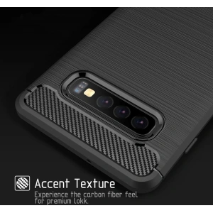 Wholesale Crong Soft Armour Cover Samsung Galaxy S10+ Plus (black) - CRG31 - {ean13} - Hurt