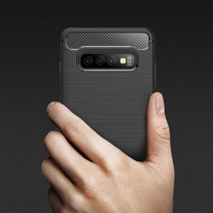 Wholesale Crong Soft Armour Cover Samsung Galaxy S10+ Plus (black) - CRG31 - {ean13} - Hurt