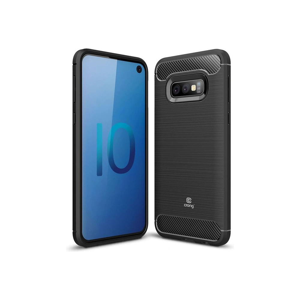 Hurtownia GSM - Etui Crong Soft Armour Cover Samsung Galaxy S10e (negru) - CRG32 - {ean13} - Hurt