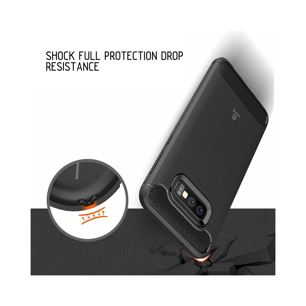 Hurtownia GSM - Etui Crong Soft Armour Cover Samsung Galaxy S10e (černý) - CRG32 - {ean13} - Hurt