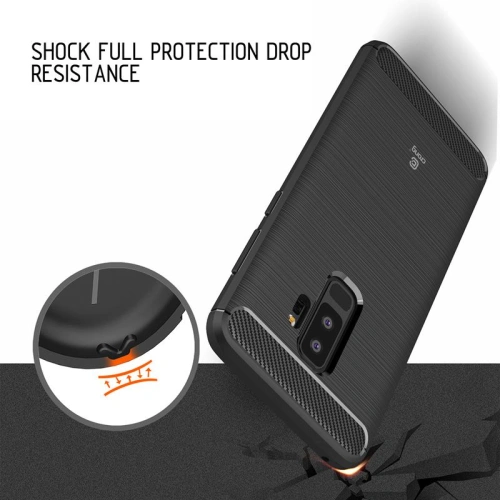 Etui Crong Soft Armour Cover Samsung Galaxy S9+ Plus (czarny)