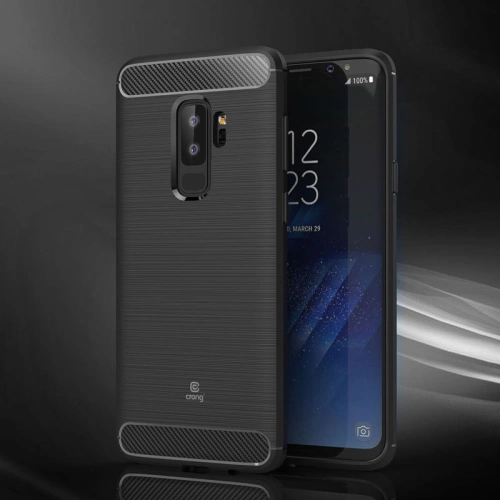 Etui Crong Soft Armour Cover Samsung Galaxy S9+ Plus (czarny)