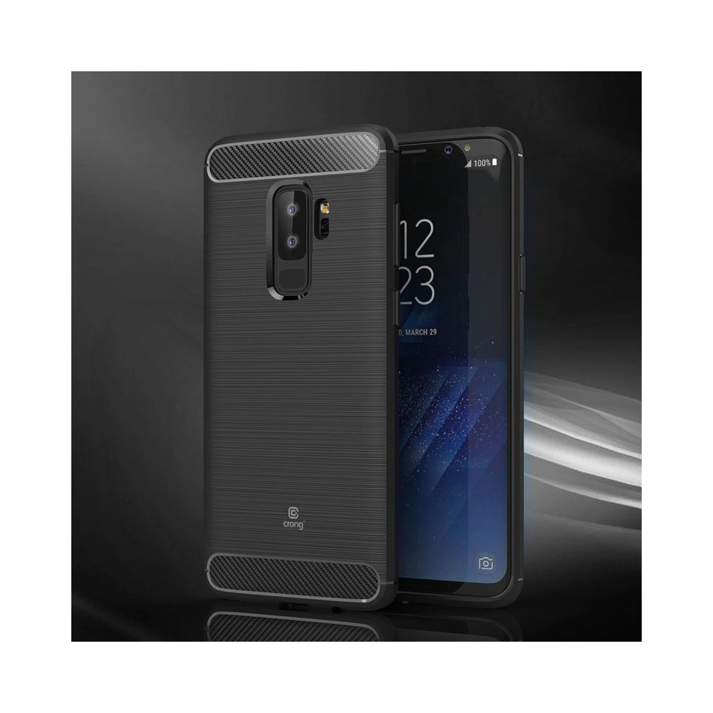 Hurtownia GSM - Etui Crong Soft Armour Cover Samsung Galaxy S9+ Plus (fekete) - CRG33 - {ean13} - Hurt