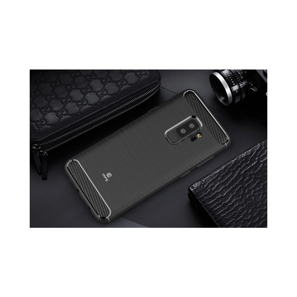 Hurtownia GSM - Etui Crong Soft Armour Cover Samsung Galaxy S9+ Plus (černý) - CRG33 - {ean13} - Hurt