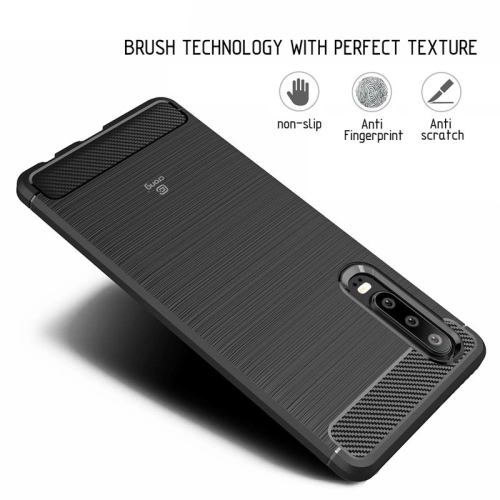 Etui Crong Soft Armour Cover Huawei P30 (czarny)