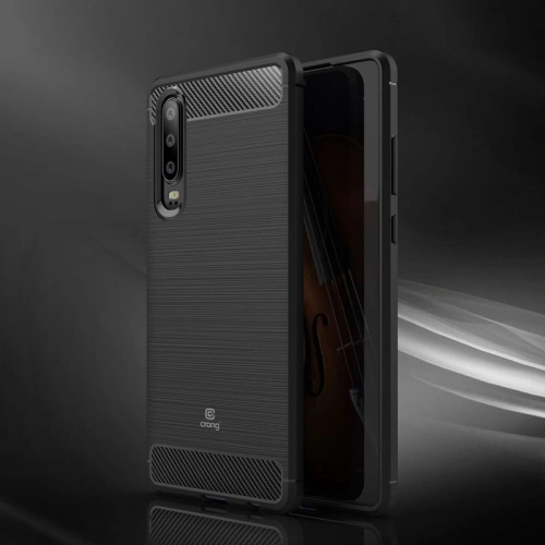 Etui Crong Soft Armour Cover Huawei P30 (czarny)