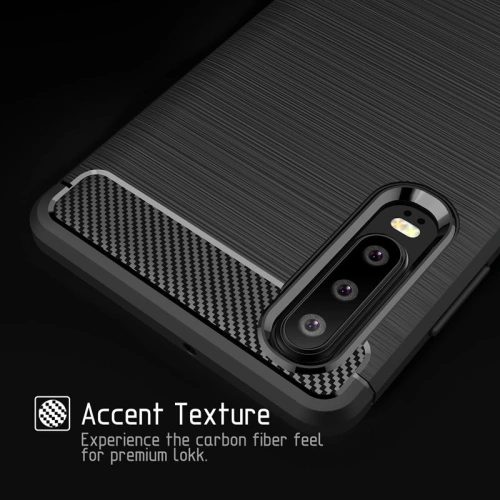 Etui Crong Soft Armour Cover Huawei P30 (czarny)