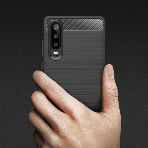 Etui Crong Soft Armour Cover Huawei P30 (czarny)