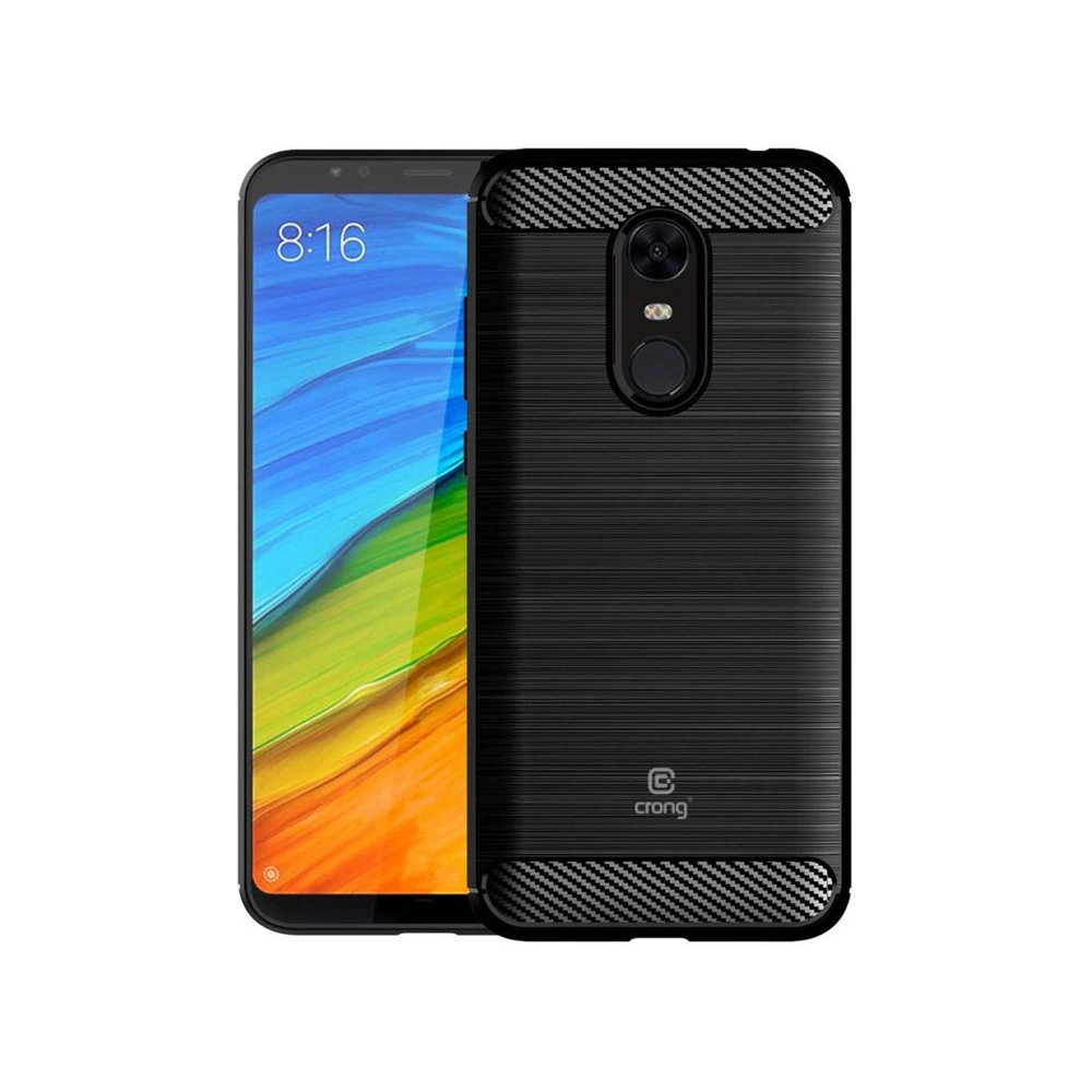 Hurtownia GSM - Etui Crong Soft Armour Cover Xiaomi Redmi 5 Plus (negru) - CRG37 - {ean13} - Hurt