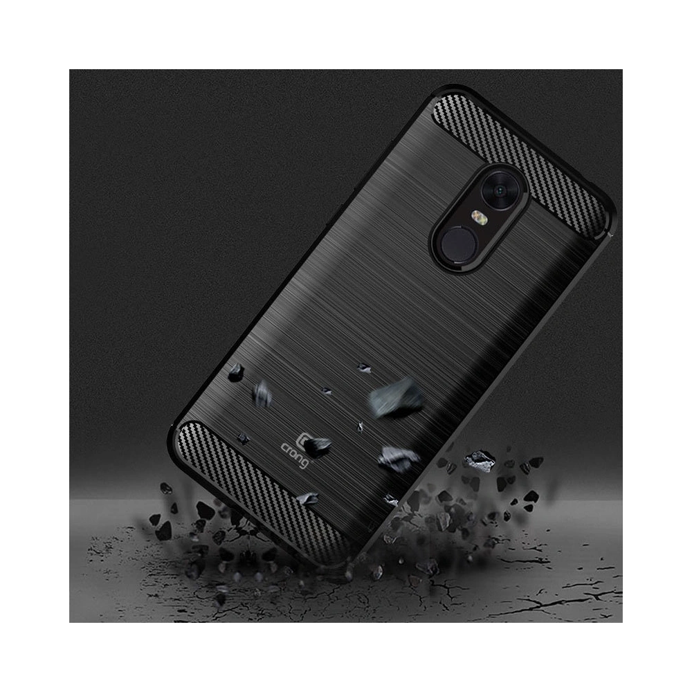 Hurtownia GSM - Etui Crong Soft Armour Cover Xiaomi Redmi 5 Plus (negru) - CRG37 - {ean13} - Hurt