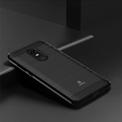 Etui Crong Soft Armour Cover Xiaomi Redmi 5 Plus (czarny)