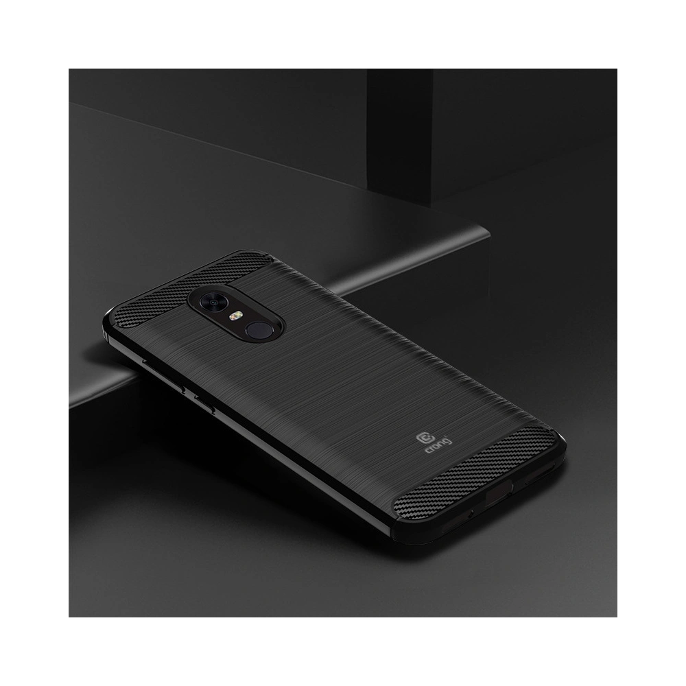 Hurtownia GSM - Etui Crong Soft Armour Cover Xiaomi Redmi 5 Plus (negru) - CRG37 - {ean13} - Hurt
