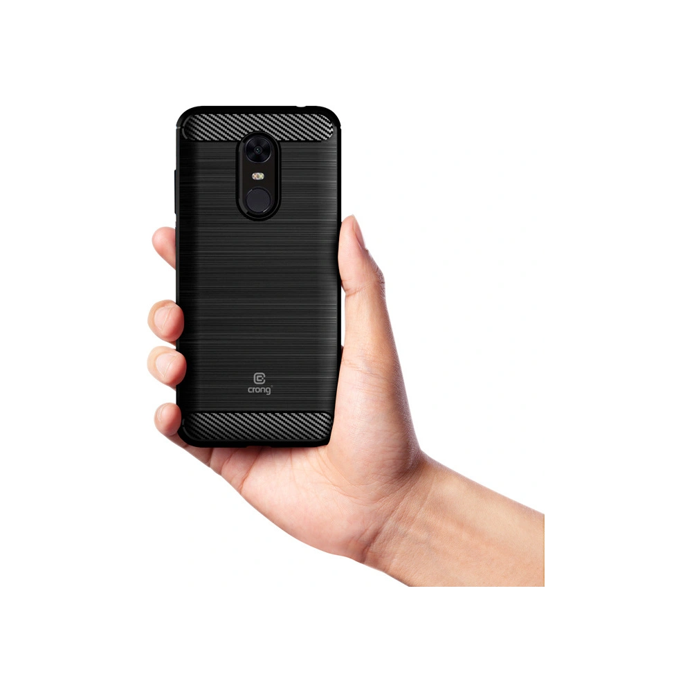 Hurtownia GSM - Etui Crong Soft Armour Cover Xiaomi Redmi 5 Plus (negru) - CRG37 - {ean13} - Hurt