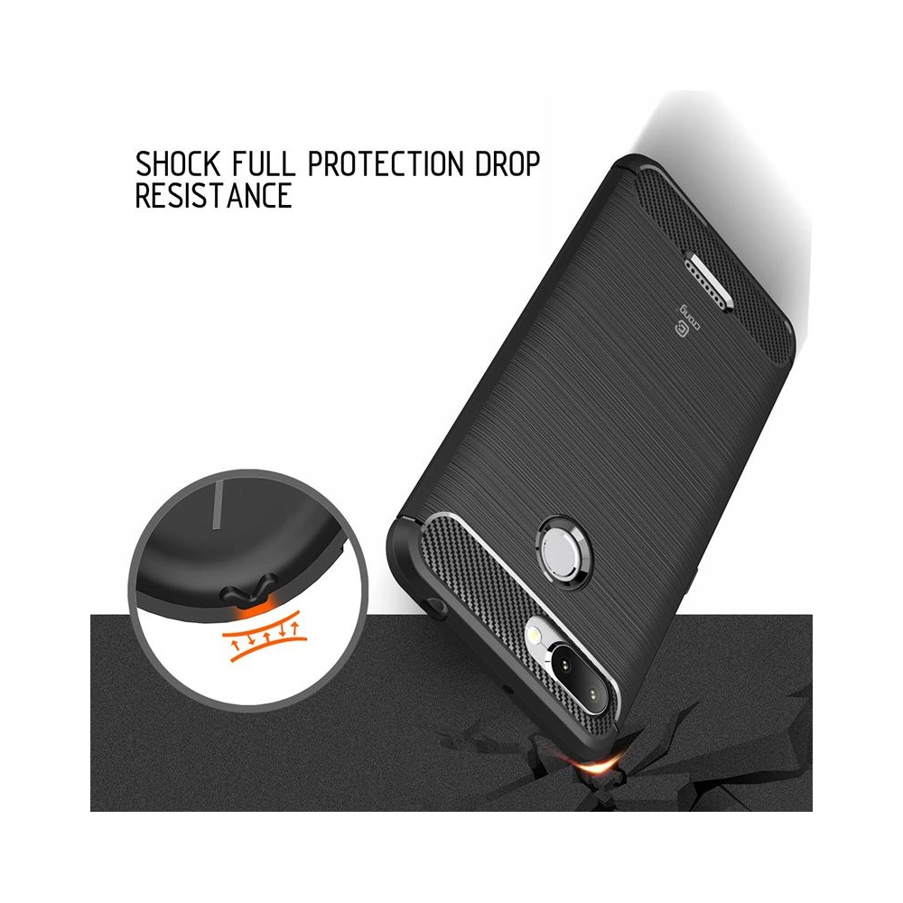 Hurtownia GSM - Etui Crong Soft Armour Cover Xiaomi Redmi 6 (negru) - CRG38 - {ean13} - Hurt