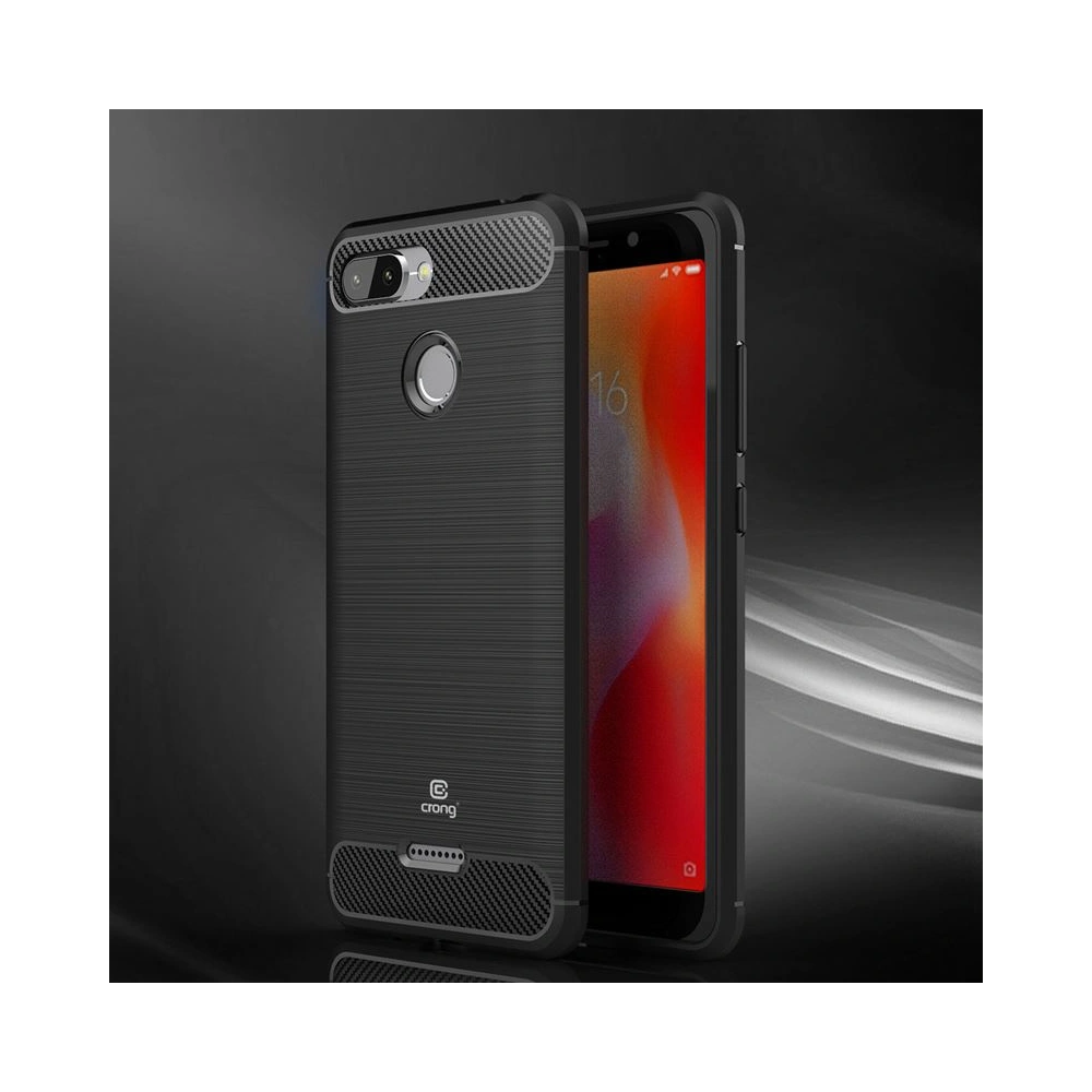 Hurtownia GSM - Etui Crong Soft Armour Cover Xiaomi Redmi 6 (negru) - CRG38 - {ean13} - Hurt