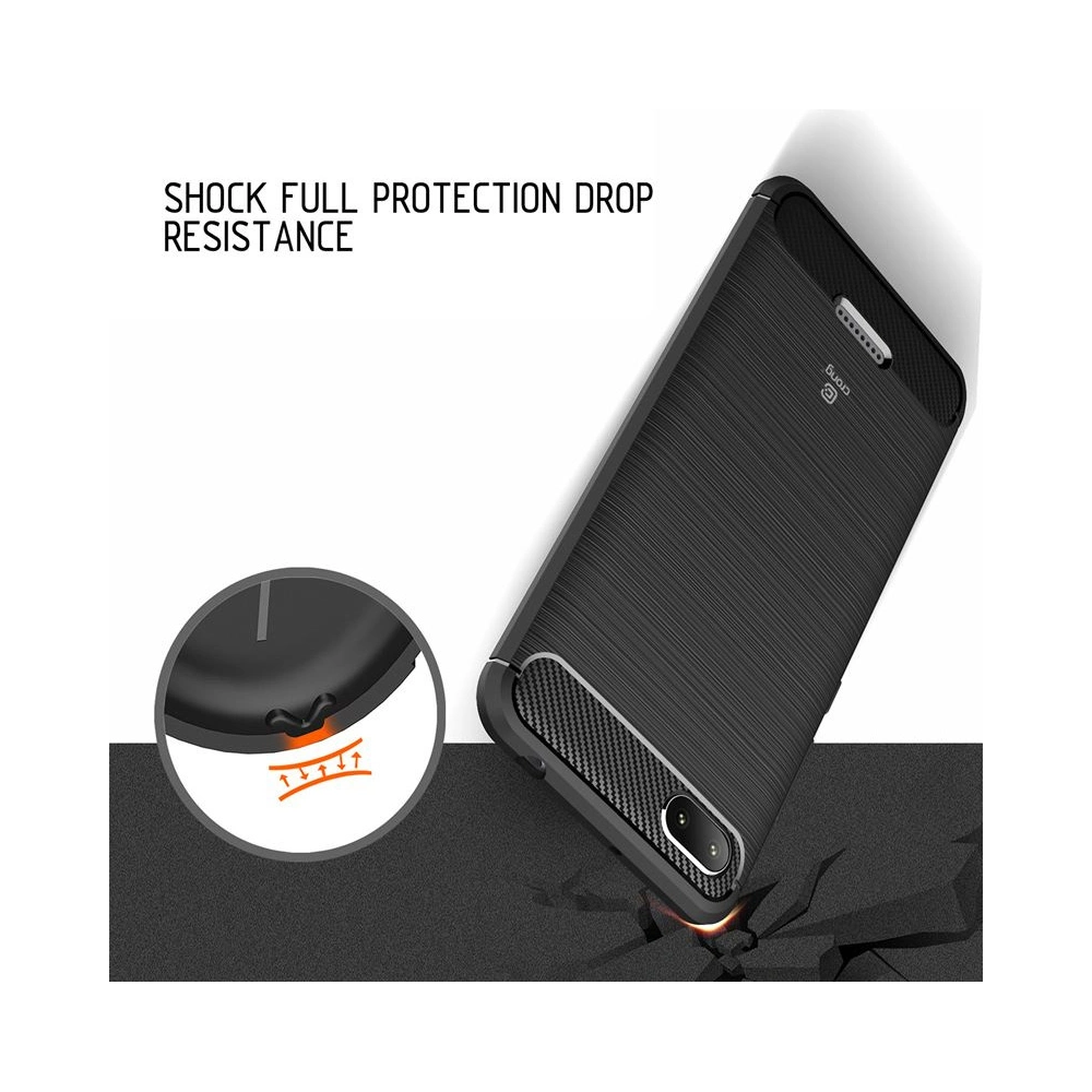 Hurtownia GSM - Etui Crong Soft Armour Cover Xiaomi Redmi 6A (negru) - CRG39 - {ean13} - Hurt