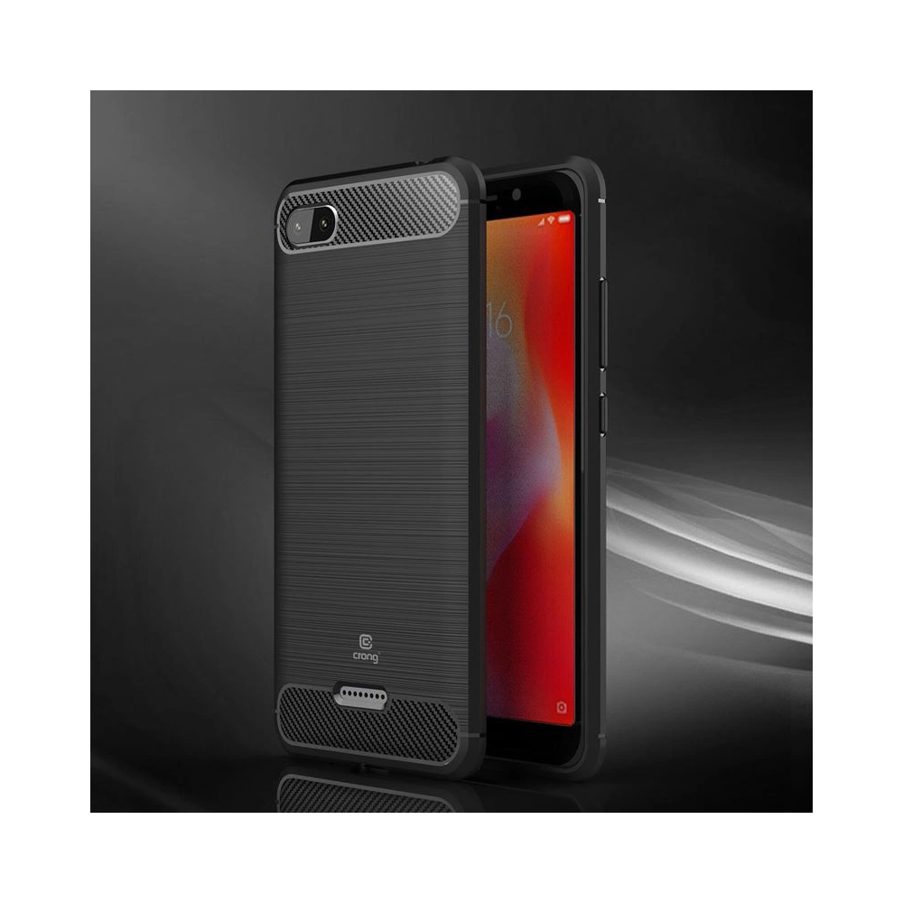 Hurtownia GSM - Etui Crong Soft Armour Cover Xiaomi Redmi 6A (černý) - CRG39 - {ean13} - Hurt