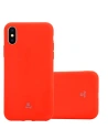 Crong Soft Skin Cover Apple iPhone XS/X (red)