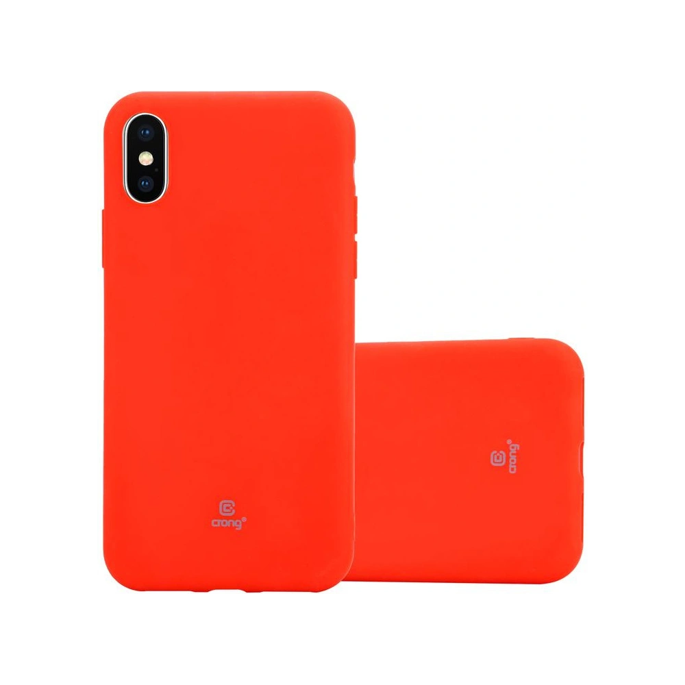 Hurtownia GSM - Etui Crong Soft Skin Cover Apple iPhone XS/X (roșu) - CRG41 - {ean13} - Hurt