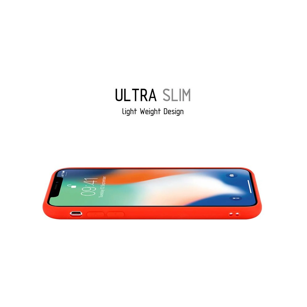 Hurtownia GSM - Etui Crong Soft Skin Cover Apple iPhone XS/X (roșu) - CRG41 - {ean13} - Hurt
