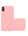 Etui Crong Soft Skin Cover Apple iPhone XS/X (roz)