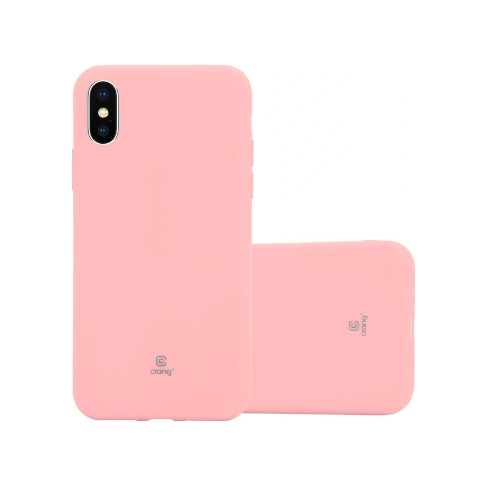 Hurtownia GSM - Etui Crong Soft Skin Cover Apple iPhone XS/X (roz) - CRG42 - {ean13} - Hurt
