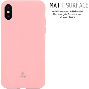 Wholesale Crong Soft Skin Cover Apple iPhone XS/X (pink) - CRG42 - {ean13} - Hurt