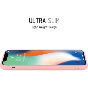 Wholesale Crong Soft Skin Cover Apple iPhone XS/X (pink) - CRG42 - {ean13} - Hurt
