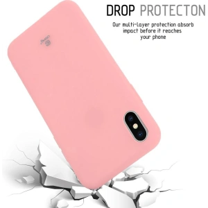 Hurtownia GSM - Etui Crong Soft Skin Cover Apple iPhone XS/X (rózsaszín) - CRG42 - {ean13} - Hurt