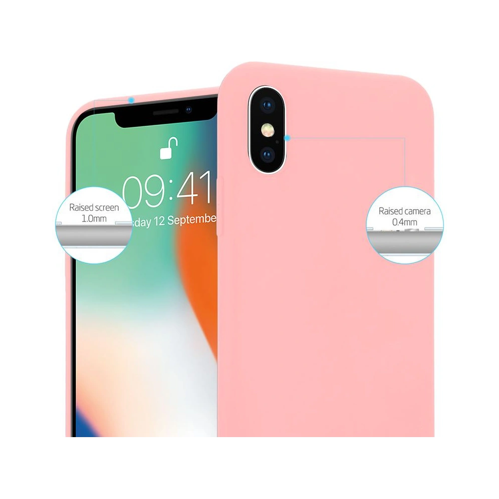 Hurtownia GSM - Etui Crong Soft Skin Cover Apple iPhone XS/X (roz) - CRG42 - {ean13} - Hurt