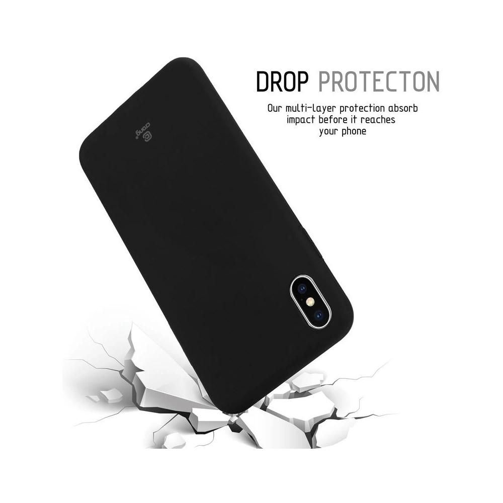Hurtownia GSM - Case Crong Soft Skin Cover Apple iPhone XS Max (schwarz) - CRG43 - {ean13} - Hurt