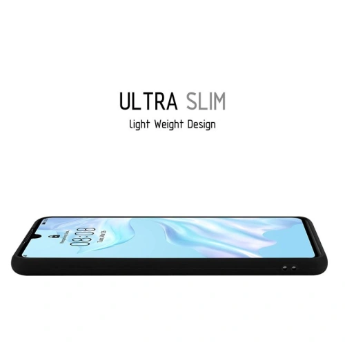 Etui Crong Soft Skin Cover Huawei P30 (czarny)