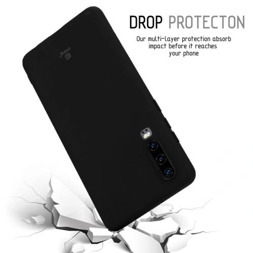 Etui Crong Soft Skin Cover Huawei P30 (czarny)
