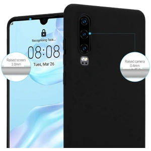 Wholesale Crong Soft Skin Cover Huawei P30 (black) - CRG44 - {ean13} - Hurt